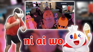 bang al party bareng sekte mixue di vrchat