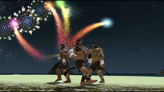 [FF14][MOD Perhatian] Festival Teratai Merah Kucing Besar Luga Bungee~!