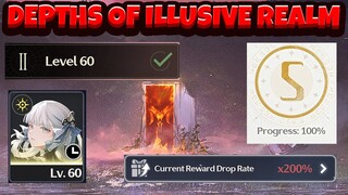 Depths Of Illusive Realm Level 60 Jinhsi Trial Full Clear S Rank - Wuthering Waves