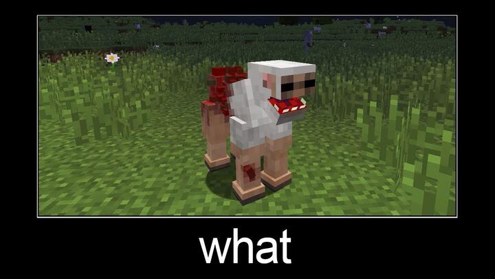 Minecraft wait what meme part 107 (zombie sheep)