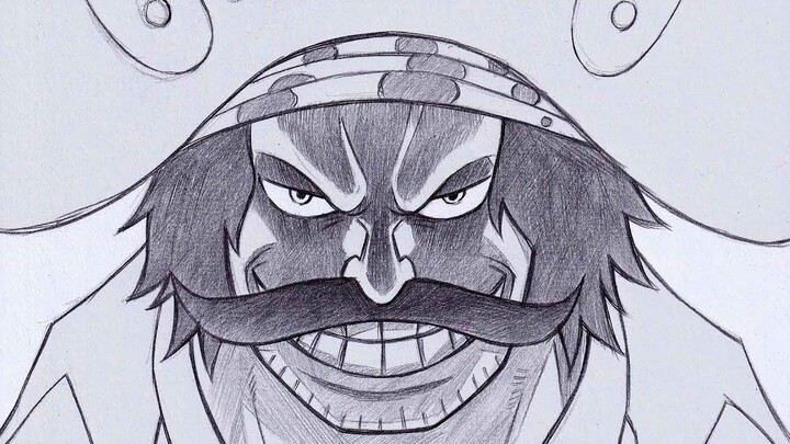 วิธีการวาด Gol D Roger จาก One Piece Gol D Roger วาดทีละขั้นตอน กวดวิชา