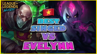 Liên Minh _ Tốc Chiến - SINGED vs EVELYNN - Cách xử lý kèo cực khó chịu đường MID - Rank Lục Bảo
