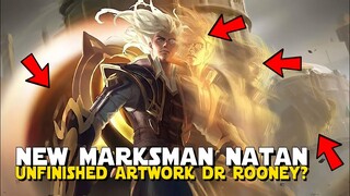 NEW MARKSMAN NATAN UNFINISHED SPLASH ART IS HERE! TIME TRAVELLER DR ROONEY? MLBB NEW HERO!