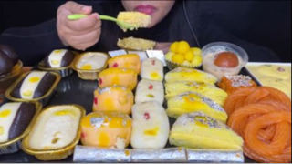 ASMR ăn bánh kẹo ngọt MUKBANG#amthuc #monngon