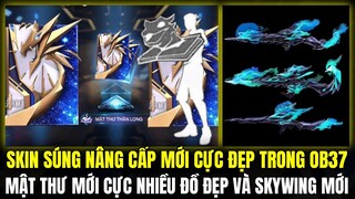 FREE FIRE | MẬT THƯ MỚI CỰC NHIỀU ĐỒ ĐẸP VÀ HÀNH ĐỘNG, SKIN SÚNG NÂNG CẤP MỚI RỒNG XANH CỰC NGẦU