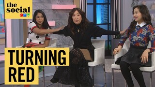 The cast of “Turning Red” share their “panda” moments | The Social