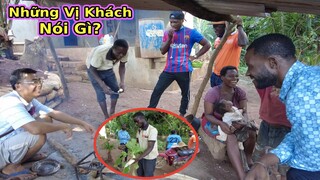 Những Vị Khách Bản Địa Ăn thử Món củ cải Xào Trên đất nhà Antonio||2Q Vlogs Cuộc Sống Châu Phi