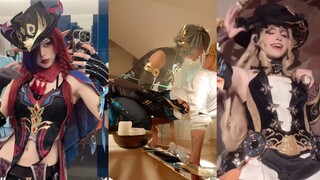 外网TikTok上点赞量、人气超高的原神颜值coser