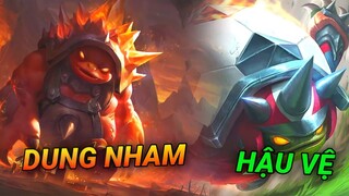 Tốc Chiến | 2 Trang Phục Của Rammus Khi Ra Mắt - Dung Nham và Hậu Vệ | Yugi Gaming