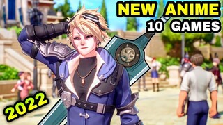 Top 10 NEW ANIME GAMES 2022 Android & iOS | Best NEW ANIME 2022 Games for Mobile