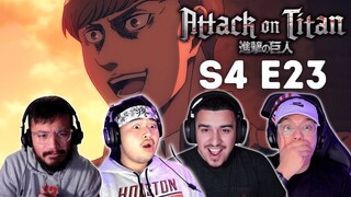 Attack on Titan Season 4 Episode 23 Reaction and Recap!
