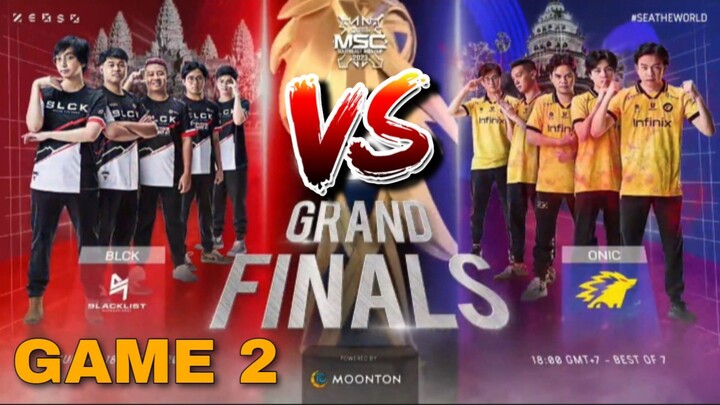 MSC 2023 Grand Final, Blacklist VS Onic - Game 2 | Mobile Legends!