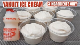 3 INGREDIENTS ONLY | TRENDING YAKULT ICE CREAM | HOW TO MAKE HOMEMADE ICE CREAM | PANG-NEGOSYO?