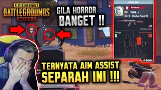 GILA HORROR BANGET !! TERNYATA AIM ASSIST SEPARAH INI !!! - PUBG MOBILE INDONESIA
