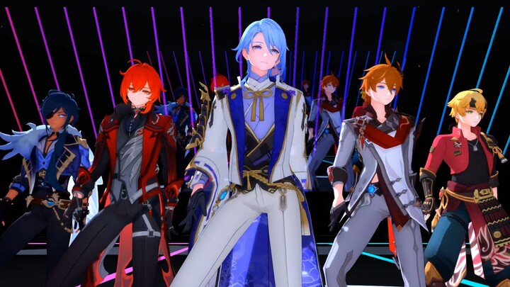 [MMD]水火冰成男 Fearless