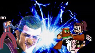 AN Mugen Request #1799: Robbie Rotten & Wood Man VS Luan Loud & Lincoln Loud