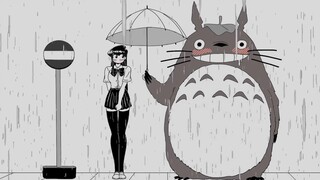 Khi Furumi đang đợi xe buýt, anh đã gặp Totoro! ! !