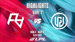 RA vs LGD | Highlights - Game 2 | Tuần 5 Ngày 5 | LPL Mùa Xuân 2022