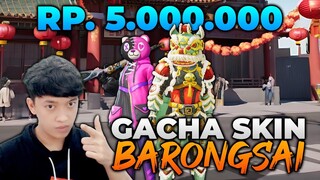 NEKAT TOP UP SENILAI RP 5.000.000 GACHA SKIN BARONGSAI DAN BERUANG PINK HOKI BANGET!! - PUBG MOBILE