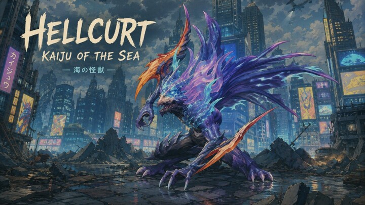 Review skin hellcurt KAIJU OF THE DEEP KEREEENN ABISS🤩🤩🤩🤩🤩
