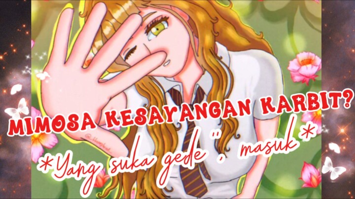 Suka Gede? Wajib Masuk!| Karbit bukan Nieh?| Tutorial Menggambar Mimosa Vermillion Black Clover