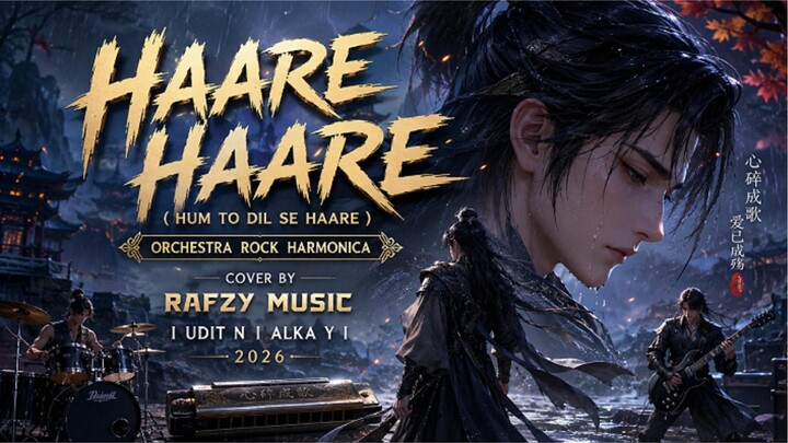 HAARE HAARE (HUM TO DIL SE HAARE) [ORCHESTRA ROCK HARMONICA] COVER BY RAFZY MUSIC I UDIT N I ALKA Y