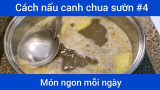 Cách nấu canh chua sườn p4