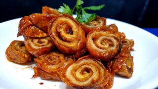 RUỘT KHÌA CHAY | Cách làm RUỘT KHÌA NƯỚC DỪA CHAY từ bánh mì thơm ngon lạ miệng