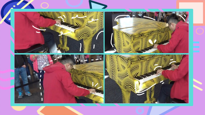 [Pertunjukan Musik ]Memainkan musik March of steel Torrent-Piano.