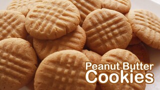 คุกกี้เนยถั่ว Peanut Butter Cookies l ครัวป้ามารายห์