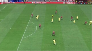Chế độ nghề nghiệp của cầu thủ FIFA 22 - Phần 2 - Liverpool vs AC Milan - PS5