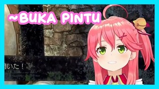 [ Hololive sub indo ] Sakura miko - buka pintu