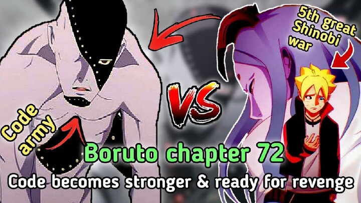 (boruto chapter 72) 5th great Shinobi war malapit na? Code army humanoid tentails...