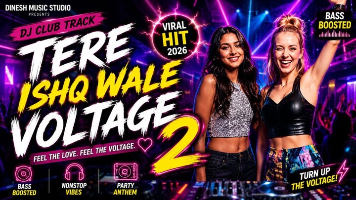 ⚡🔥 **TERE ISHQ WALE VOLTAGE 2 — THE ULTIMATE DJ CLUB TRACK!** 🔥⚡