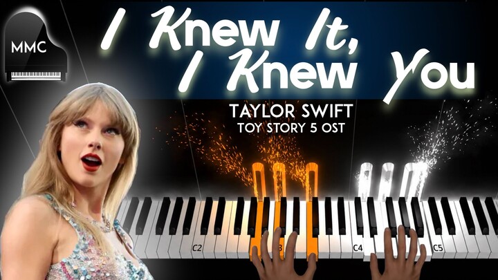 I Knew It, I Knew You by Taylor Swift - Toy Story 5 OST piano cover/tutorial + sheet music + lyrics