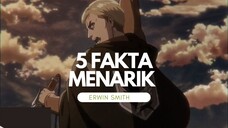 5 fakta unik dan menarik tentang attack on Titan: Erwin Smith sang ahli strategi