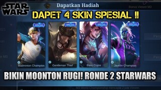 MOONTON RUGI BANYAK !! CARA DAPET 4 SKIN SPESIAL RONDE 2 STARWARS ! BIKIN MOONTON RUGI