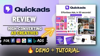QuickAds Review: Fast & Easy High-Converting Ad Creatives for TikTok, Facebook, and YouTube