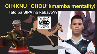 Pag si Ch4knu nag Chou, GG kalaban nyu! MLBB MSC 2022