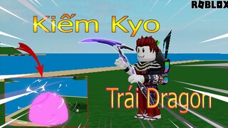 Roblox - Test trái ác quỷ Dragon và kiếm Amethyst Scythe - Glue piece