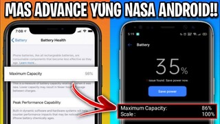 BATTERY HEALTH Features Ng Iphone MERON Din Pala Sa ANDROID PHONE MO