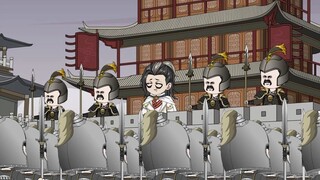 老六韭州王击溃第一波外族。