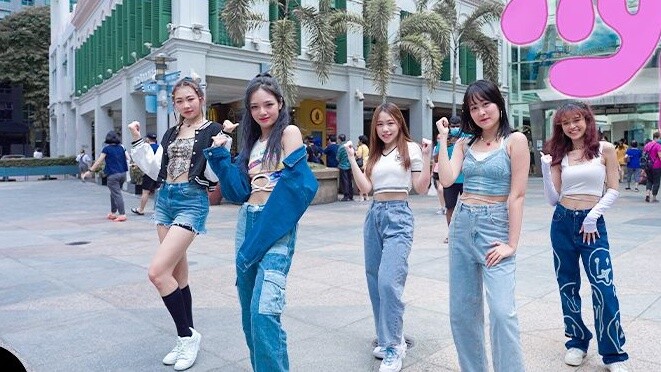 [Z-axis Dance Group] Ini celana jeans split Singapura yang baru! Girl group generasi baru yang super
