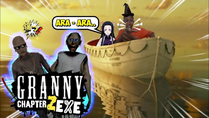 GRANNY C2.EXE | Run Away On a Boat EXE 🚤 | Granny Lucu Bikin Ngakak 😅