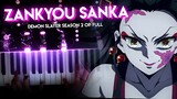 [FULL]Zankyou Sanka - Demon Slayer Season 2 OP | Aimer (piano)
