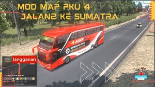 Euro Truck Simulator 2 Trial Double Decker Bus Agra Mas with map mod PKU v4