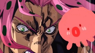 JOJO legendary food | baked Diablo·Q elastic pink giant octopus·JOJO chef's JOJO food adventure