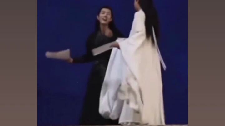 Wei ying and Lan zhan.... behind the scenes.