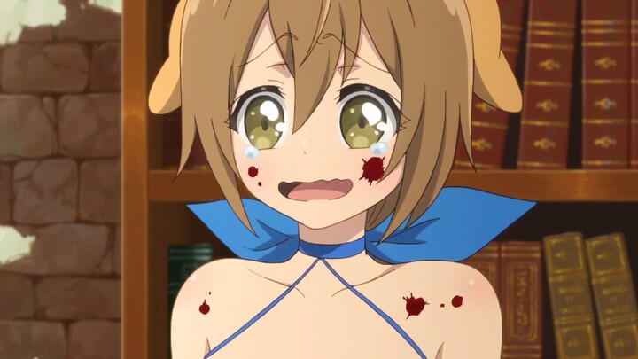 The male protagonist used too much force and scared the guild lady to tears!