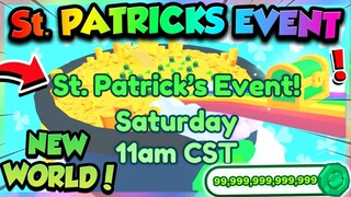 🍀SAINT PATRICKS WORLD in Pet Simulator X!! (Roblox)